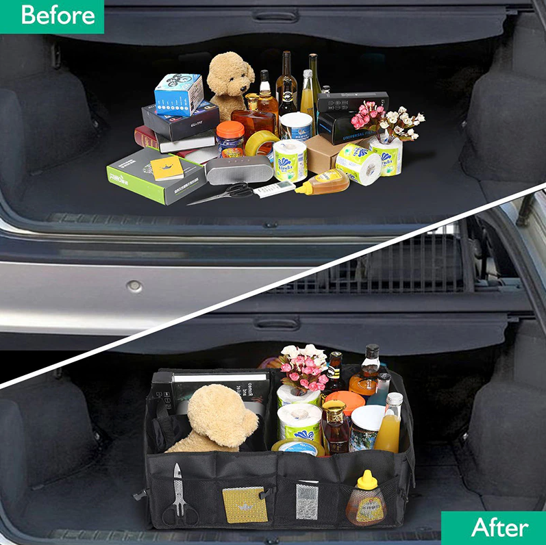Foldable Trunk Organizer – Waterproof & Heavy-Duty (Ships from USA)