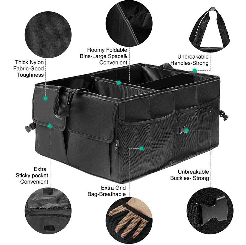 Foldable Trunk Organizer – Waterproof & Heavy-Duty (Ships from USA)